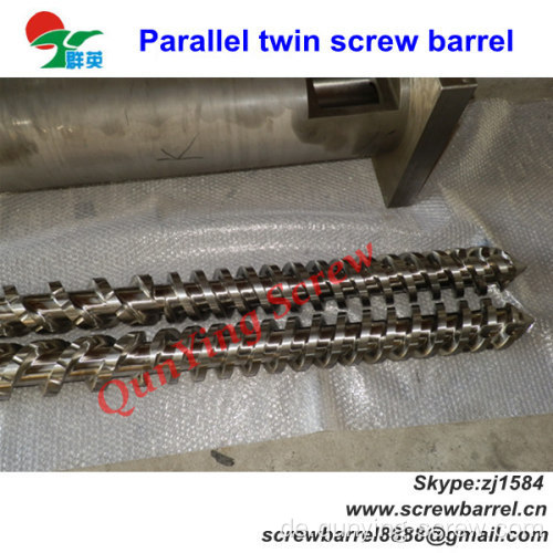 Parallel-Twin-Schraube und Fass